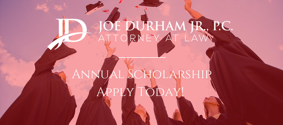 Graduating students, Joe Durham Jr. Annual Scholarship